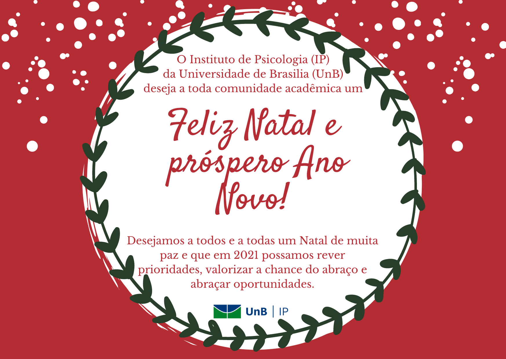 Cartão de Natal e Ano Novo IP Mateus Sena